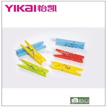 Cheap and bulk non-slip plastic clothes pegs set of 24